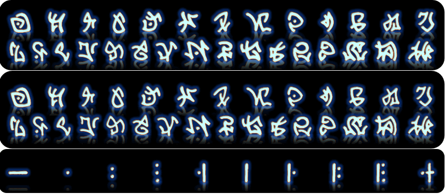 象形文字も書ける古代文字フリーフォント24個 まとめの参考書 Sitebook