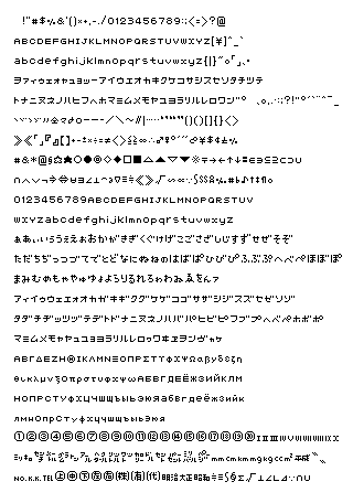 ロシア語が使えるフリーフォント集 まとめの参考書 Sitebook