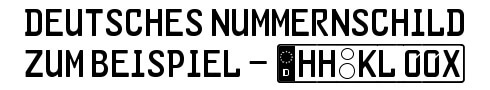 GL-Nummernschild-Mtl