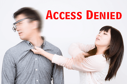 アクセス拒否