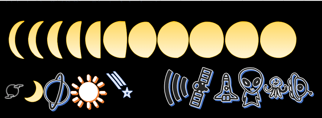 星座フォント - constellation font