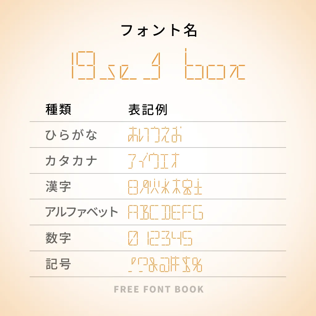 19seg box