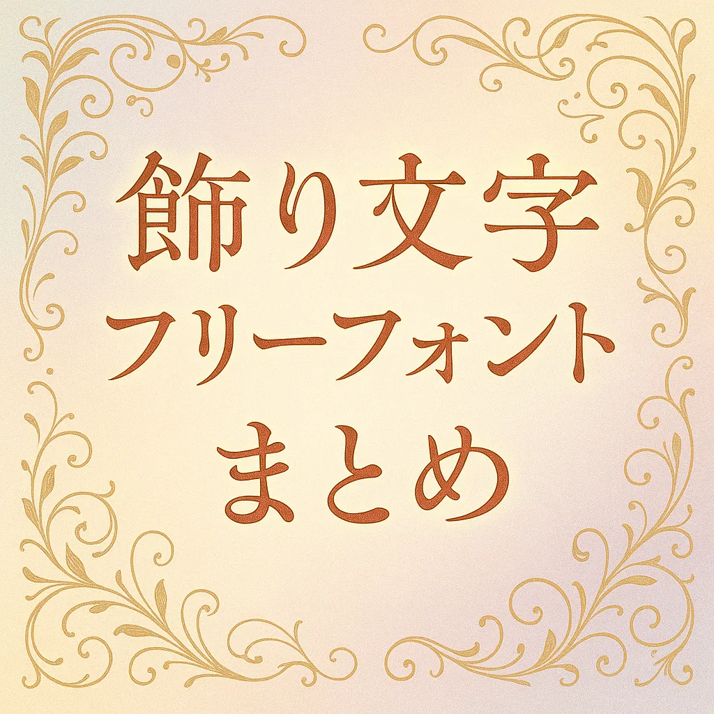 飾り文字 フリーフォント