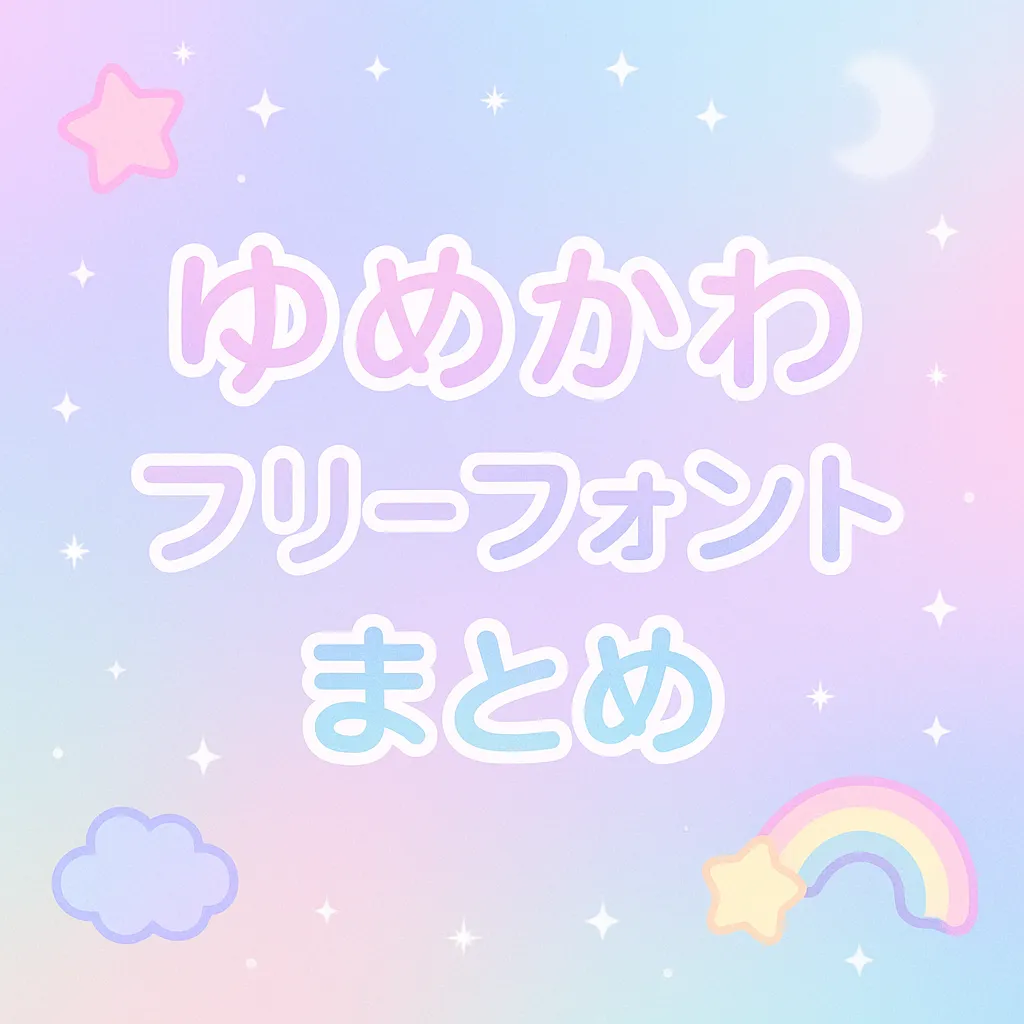 ゆめかわ フリーフォント