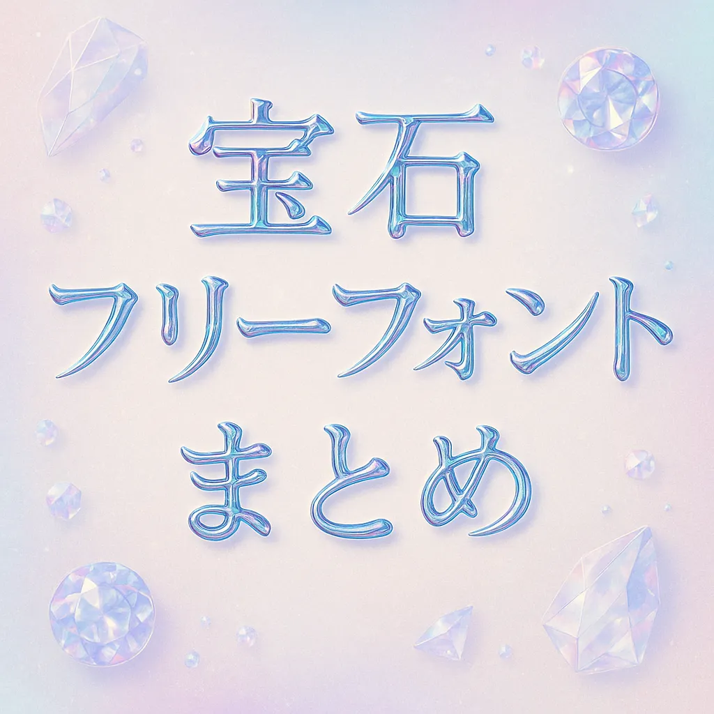 宝石 フリーフォント