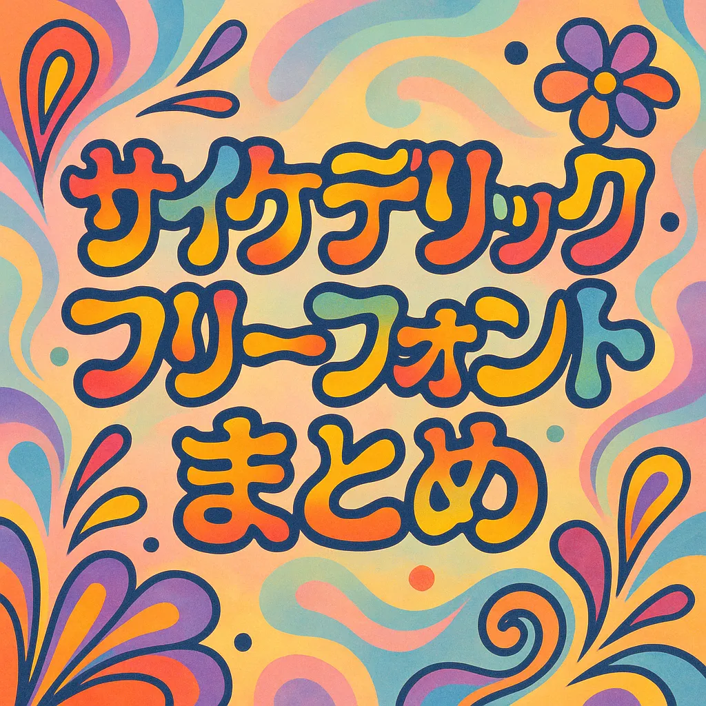 サイケデリック フリーフォント